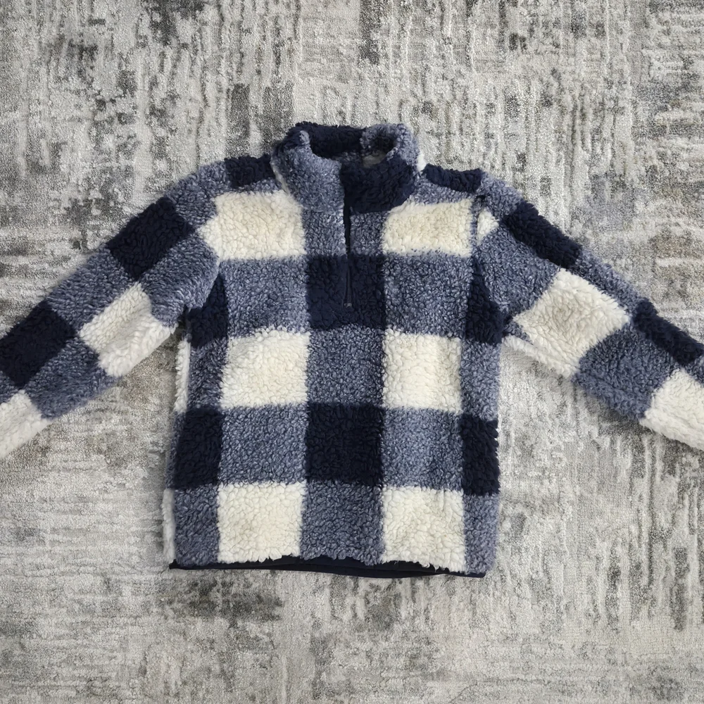 Carter's Blue/White Sherpa Fleece Pullover - NWOT (3T) - Picture 3 of 3